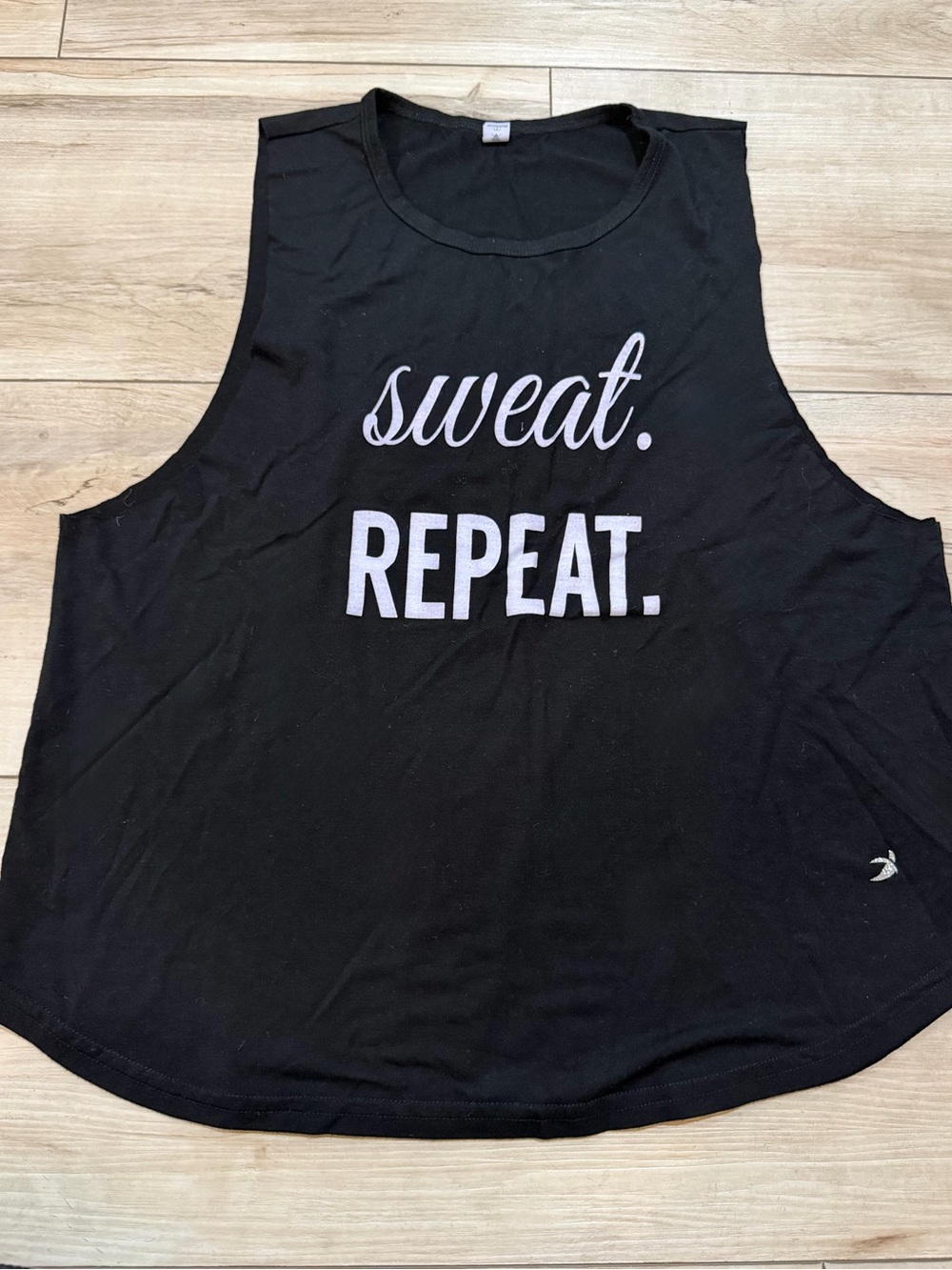 Glyder Sweat Repeat Black Tank